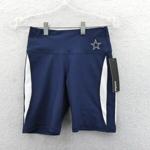 Certo Dallas Cowboys Biker Shorts Womens Small Navy Blue Star Athletic NFL NEW